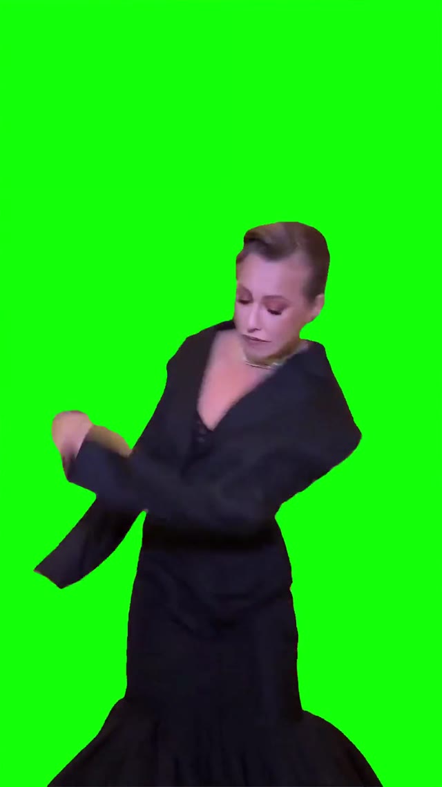 Sobchak Svetlana Dance green screen