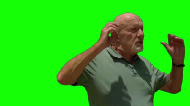 Somebody Stop Those Barking Dogs Better Call Saul Mike Ehrmantraut green screen