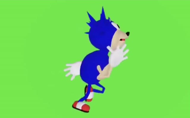 Sonic Slap green screen