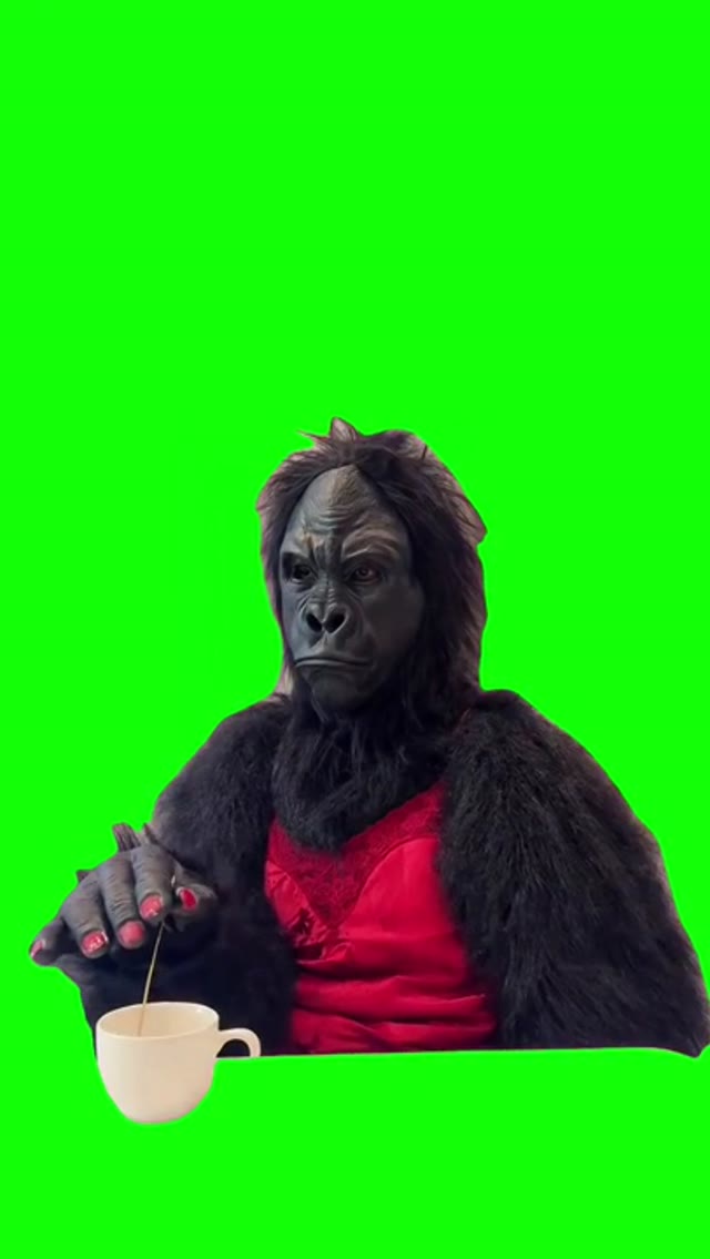 Spacing out green screen