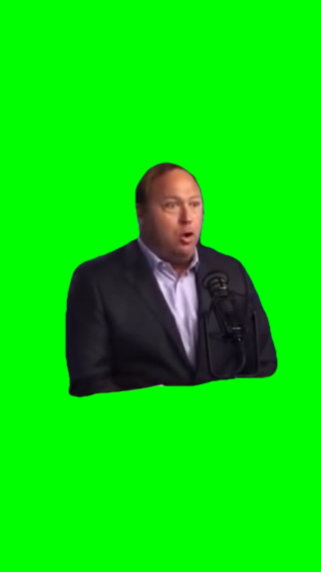 Speaking Gibberish green screen