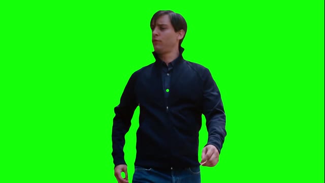 Spiderman Bully Maguire green screen