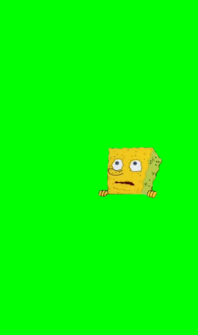 SpongeBob I dont need it green screen