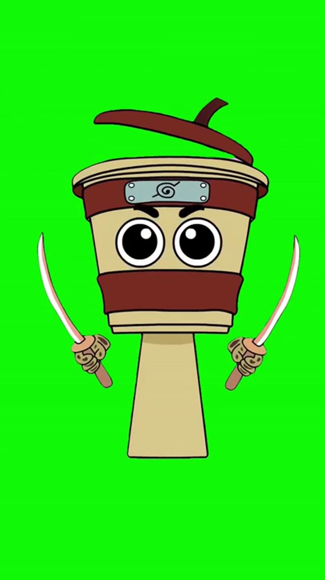 Sprunki Italian brainrot Cappuccino Assassino green screen