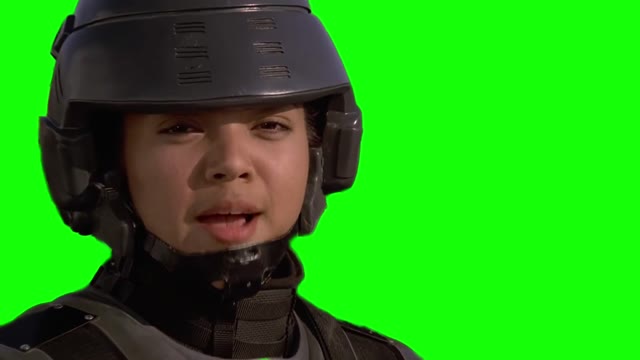 Starship Troopers Im doing my part green screen
