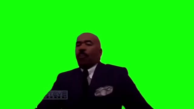 Steve Harvey shut your stupid ass up green screen