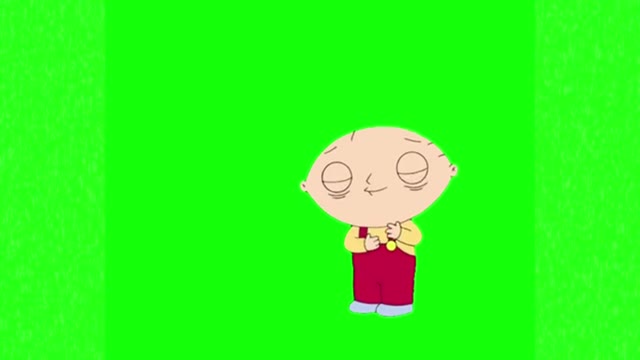 Stewie dancing green screen