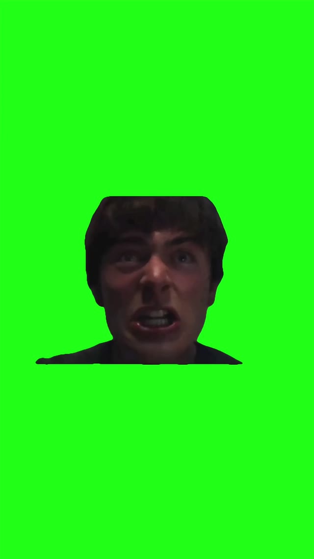 Stranger things. Will Screaming Run green screen