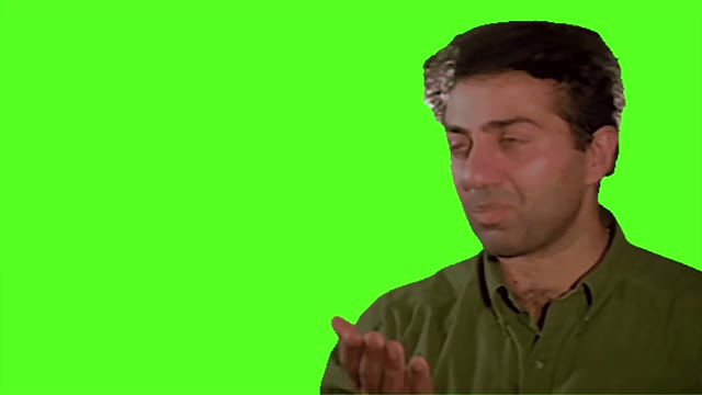 Sunny Deol Dhai Kilo Ka Haath green screen