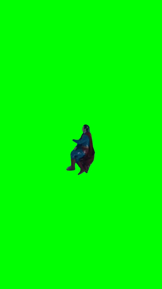 Superman Wheezing green screen