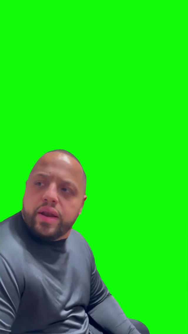 Surrounded by broke green screen