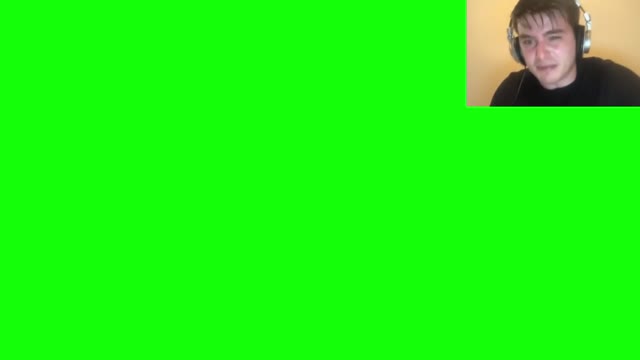 Sweaty Speedrunner green screen