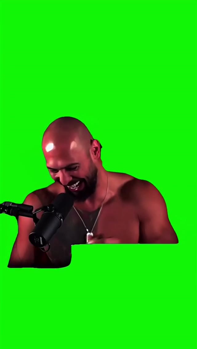 Tate Evil Laugh green screen