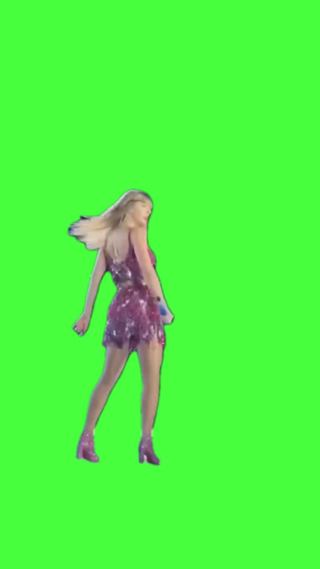 Taylor swift farts intro mic green screen