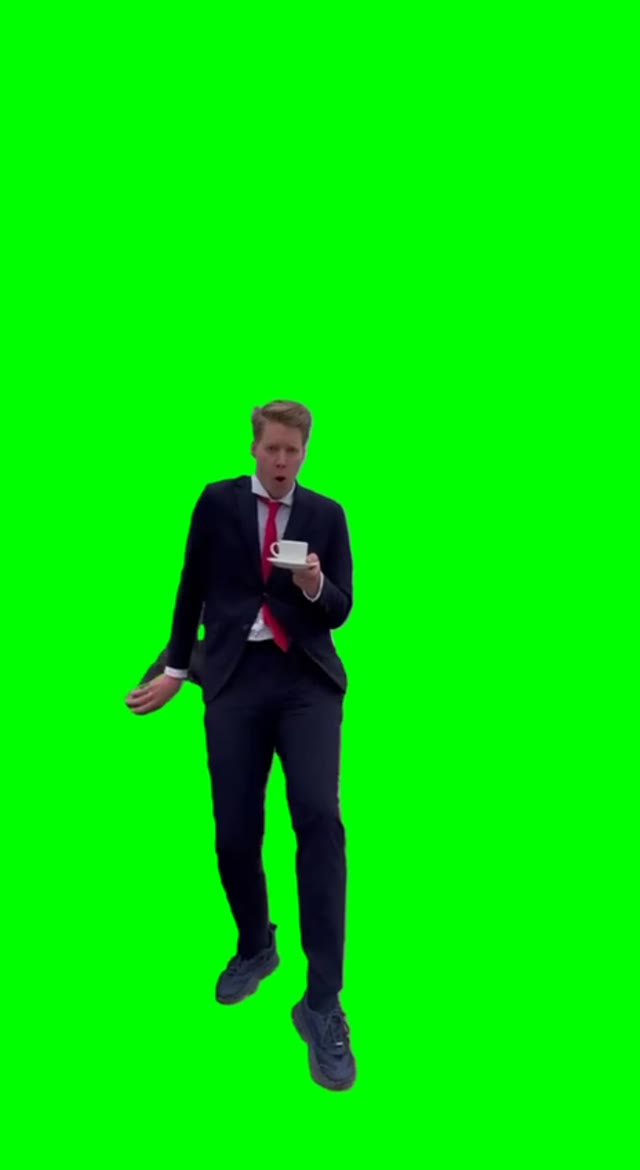 Tea time green screen