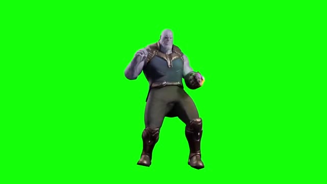 Thanos Dancing green screen