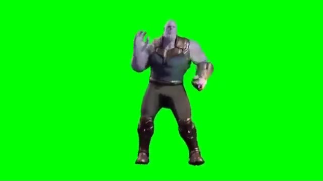 Thanos Twerking green screen