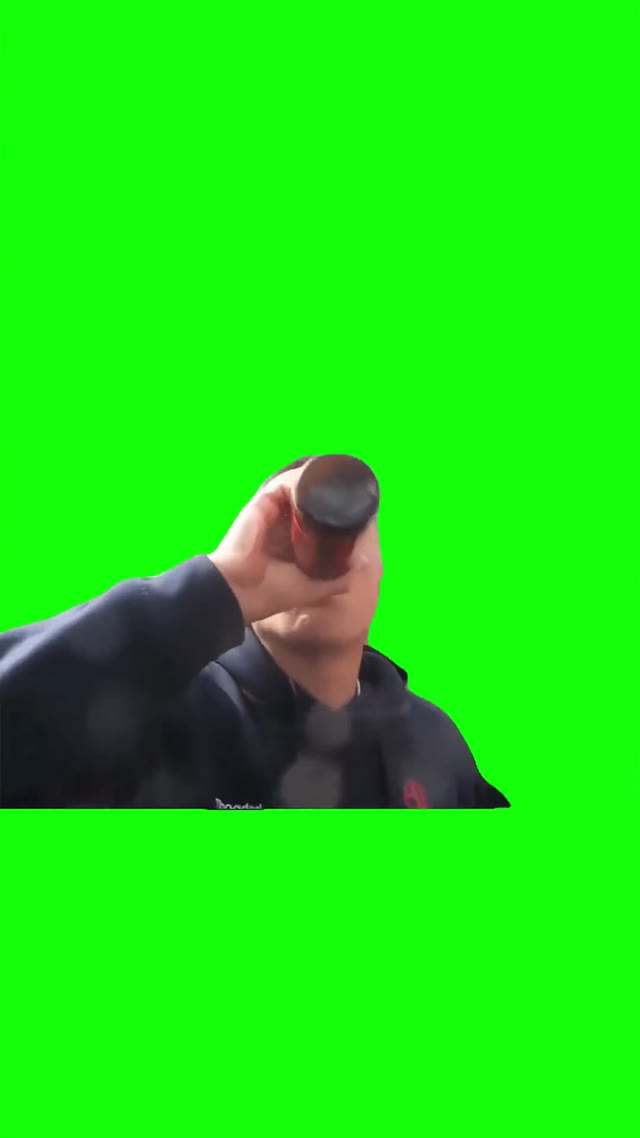 That taste like promotion green screen