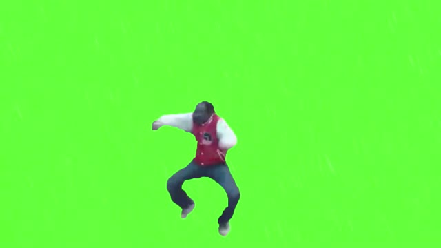The Bop King green screen