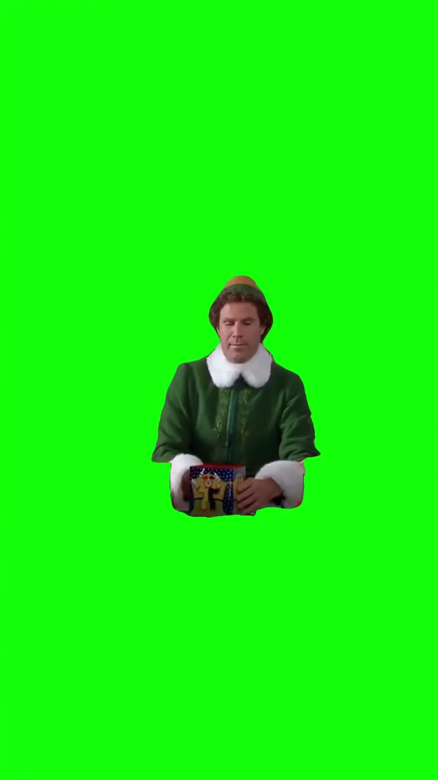 The Elf Movie Pop Goes the Weasel green screen