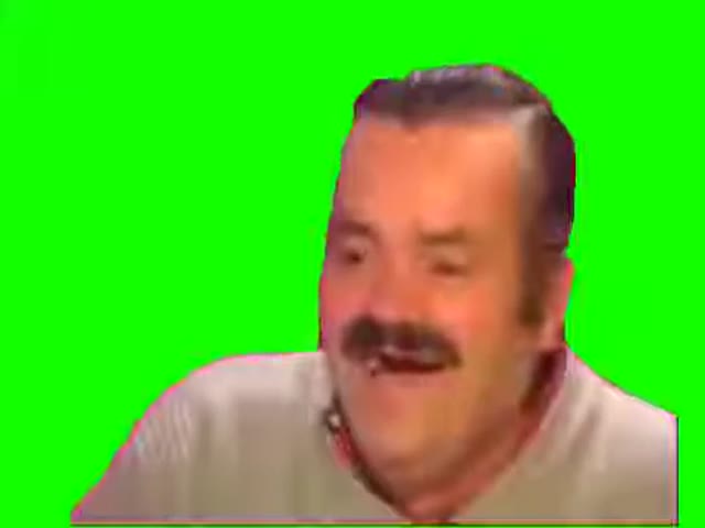 The best laugh ever green screen