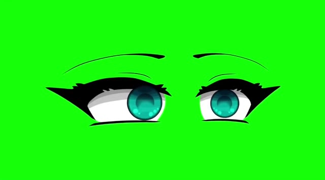 They tell me Im a god gacha eyes green screen