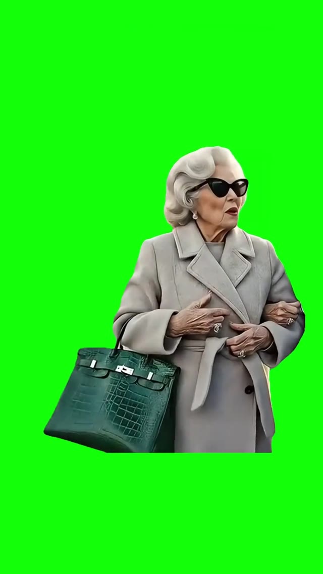 This girl knows too much green screen