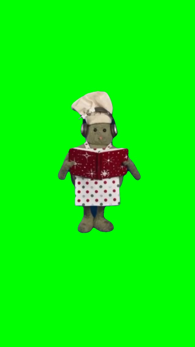 Tiny chef carol of the bells green screen