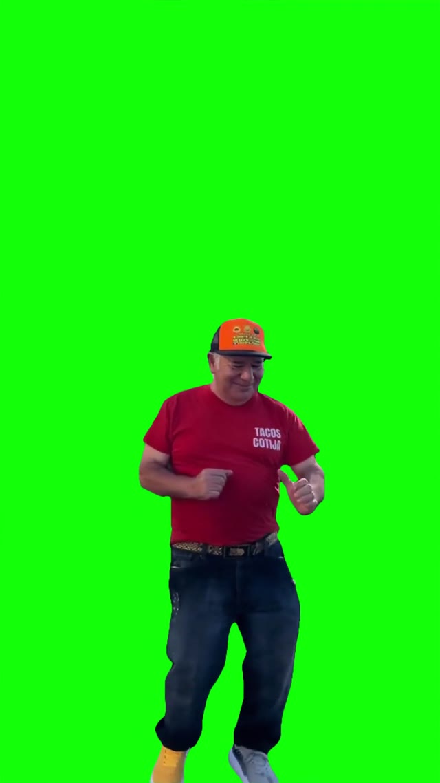 Tio dancing green screen