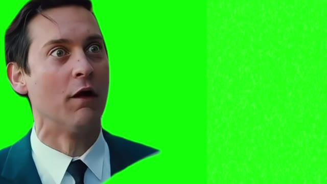 Toby Maguire they stole it green screen