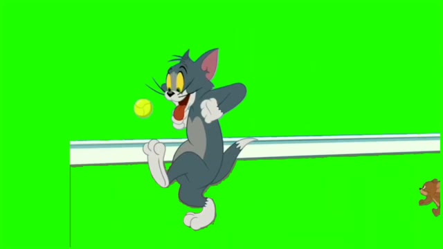 Tom and Jerry green screen