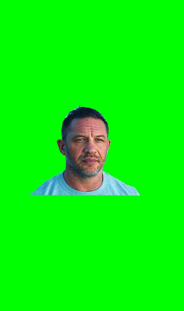 Tom hardy I wont forget you buddy green screen