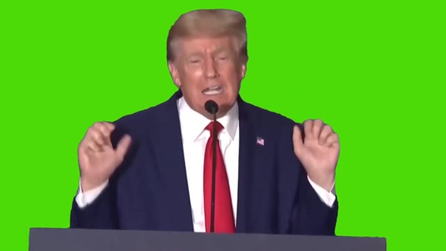 Trump Im Gonna Cum Chroma Key green screen