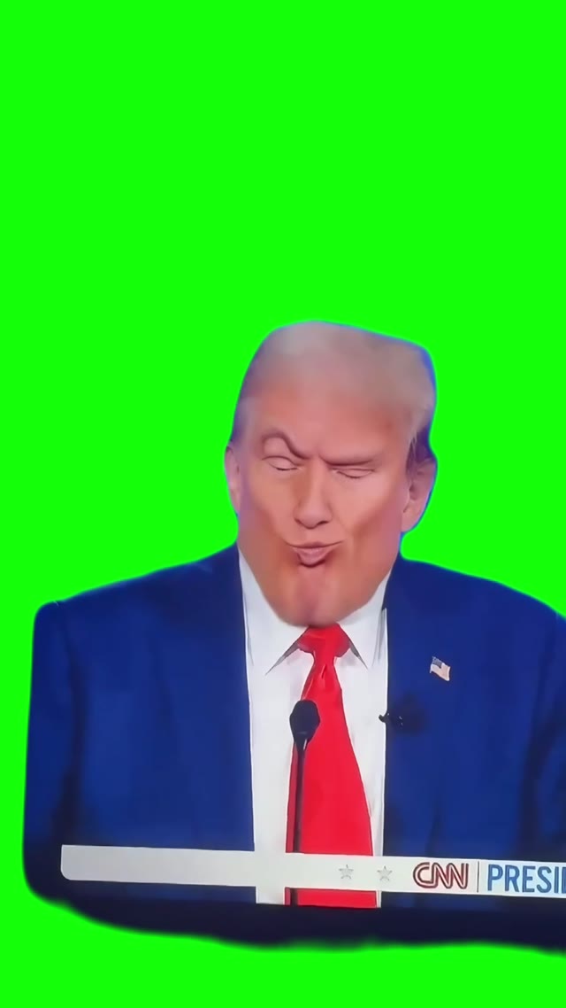 Trump Rizz green screen