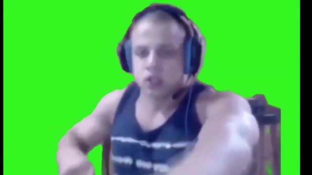 Tyler 1 Driving Car green screen