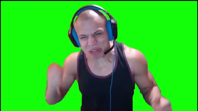 Tyler1 Screaming green screen