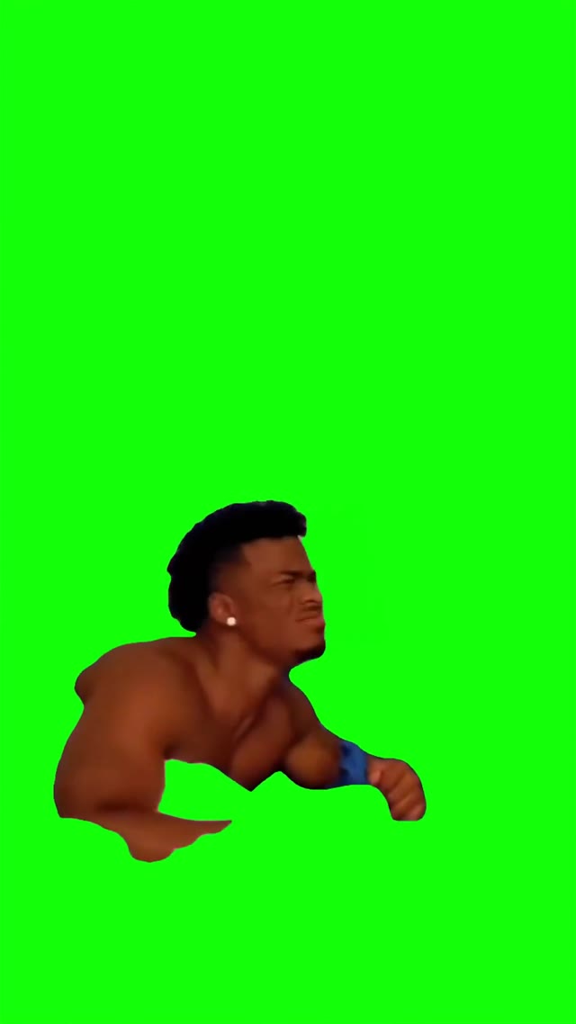 Waking up early green screen