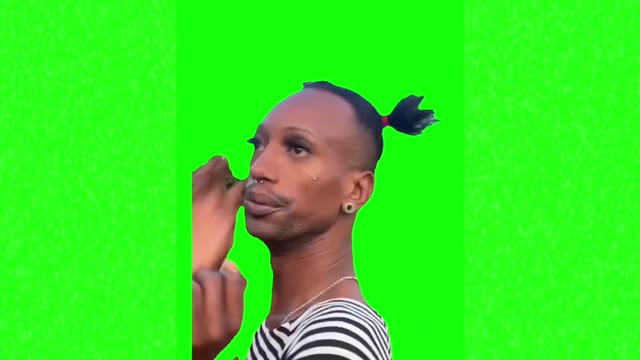 What are you looking at green screen