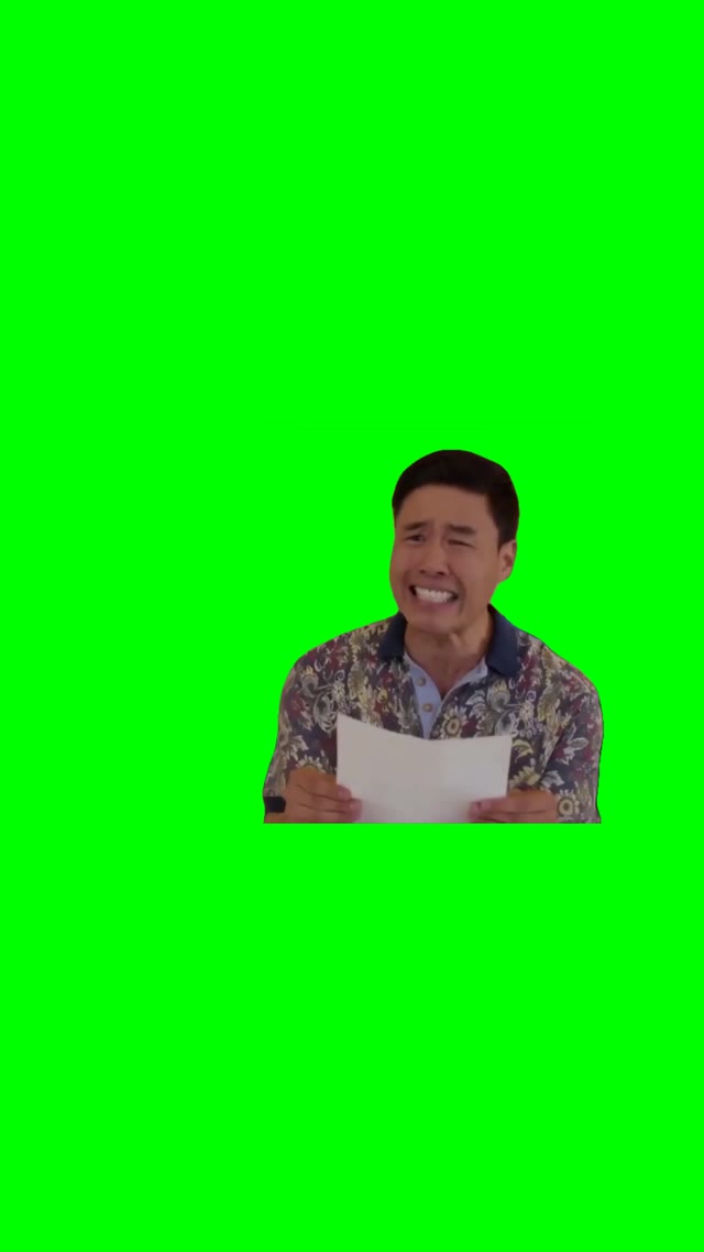 What the hell is this green screen