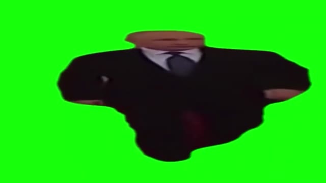 Wide Putin Walking green screen
