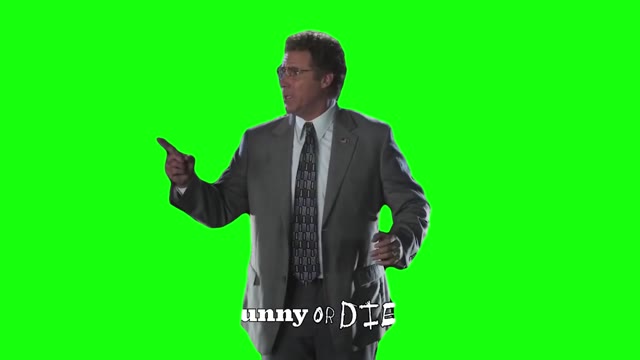 Will Ferrell You Shut Up Im So Scared Right Now green screen