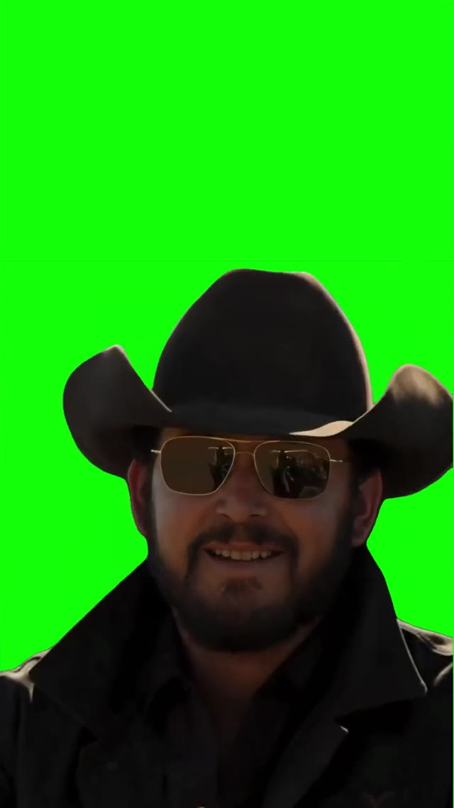 Yellowstone fuck it green screen