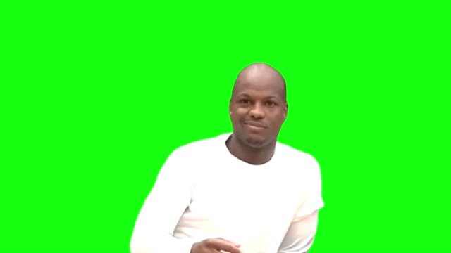You discombobulated me green screen