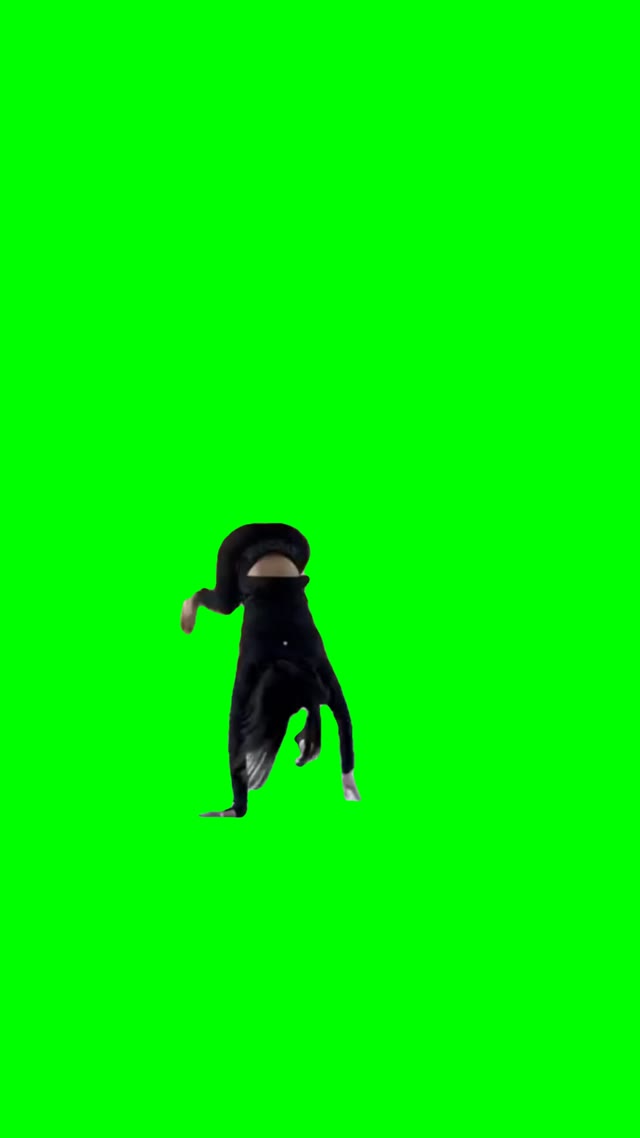 You wouldnt understand lady dancing green screen