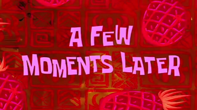 a few moments later video green screen