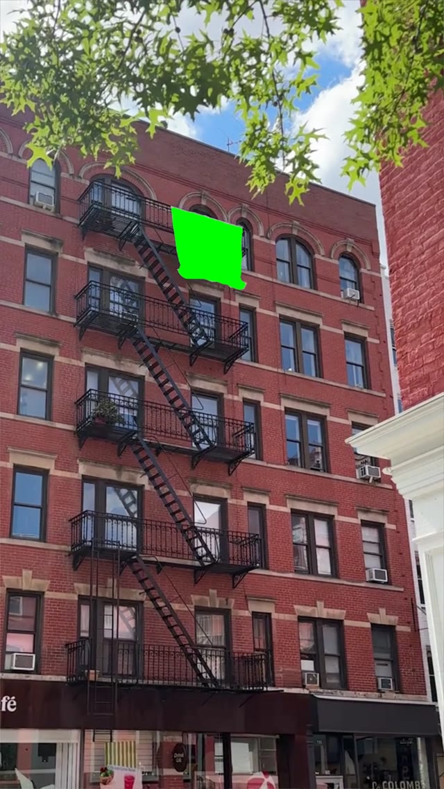 apartment sign green screen