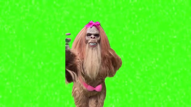 bigfoot bae Caught on Camera green screen