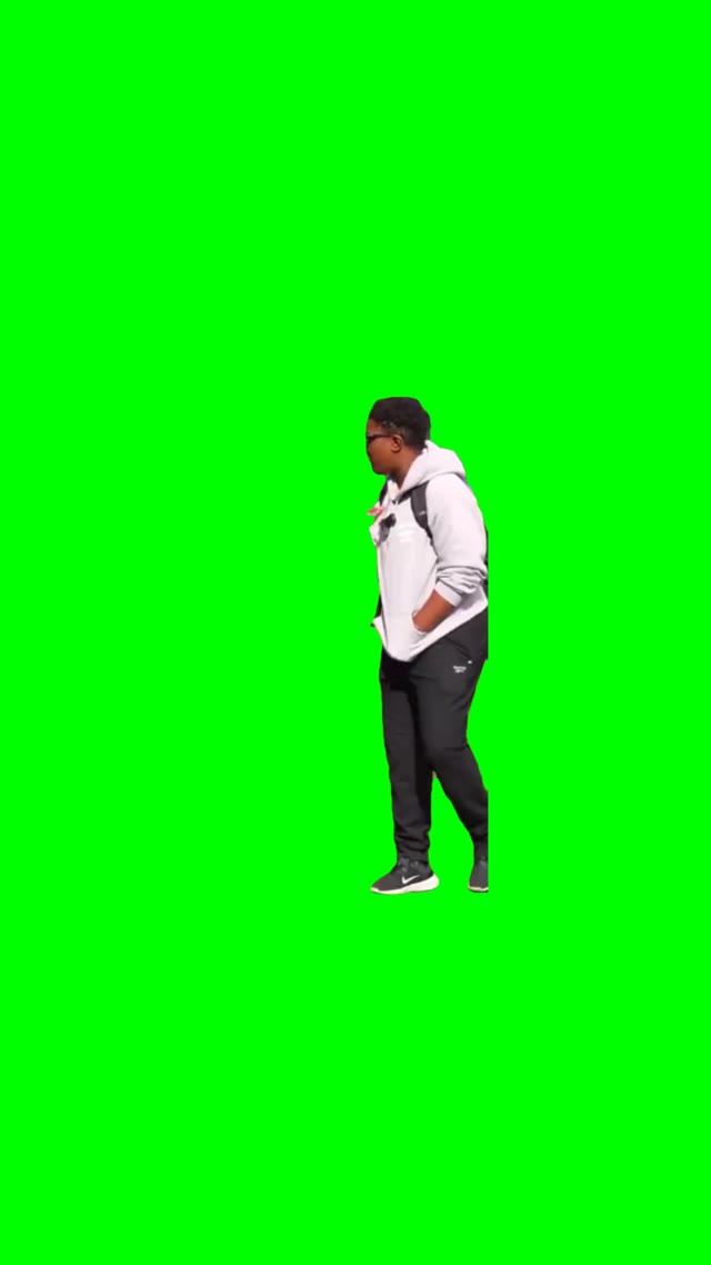 bro is not going home green screen