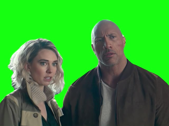 didnt see that coming green screen