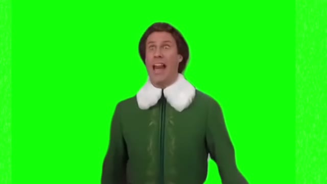 elf I love you green sceeen green screen